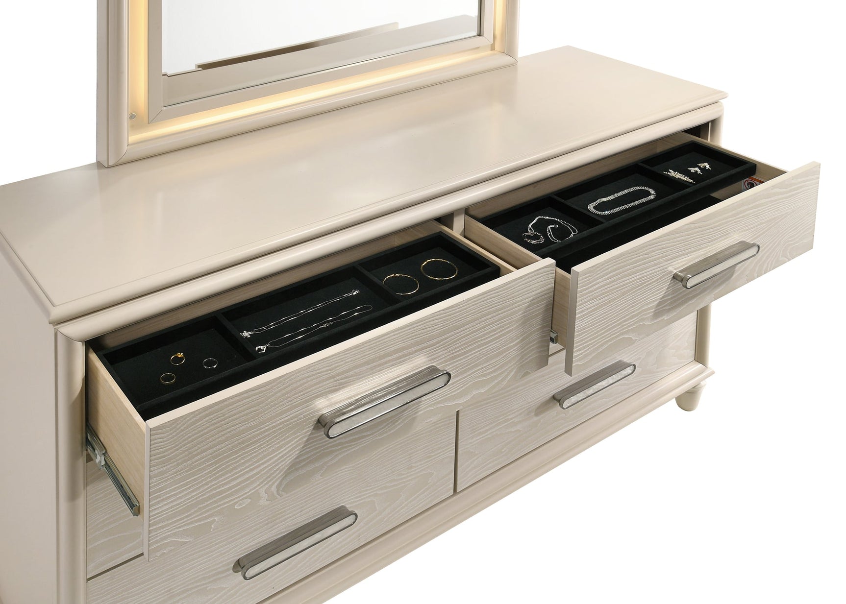 Aviana Beige Nightstand