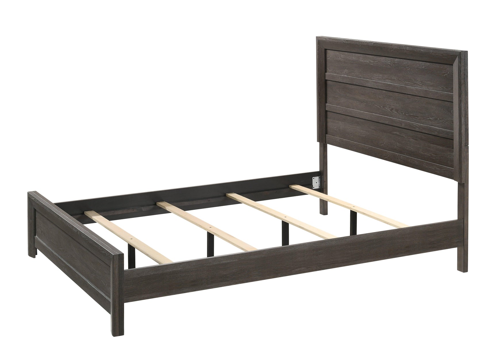 Adelaide Brown Finish Classic And Modern Contemporary Wood Panel Bedroom Set - Ella Furniture