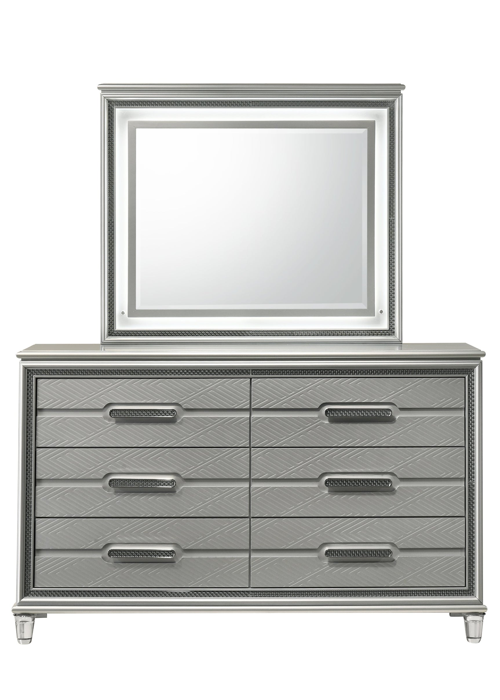 Amiri Gray Nightstand