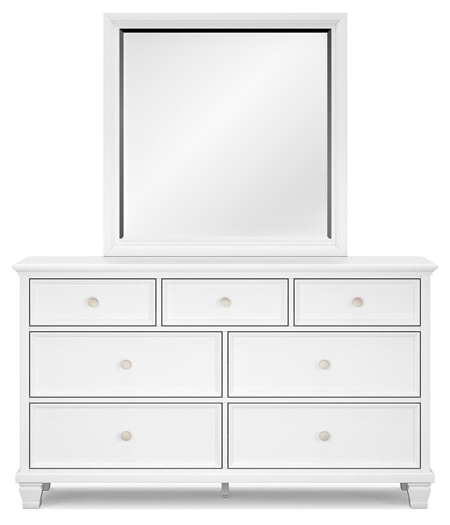 Fortman White Panel Storage Bedroom Set view 13