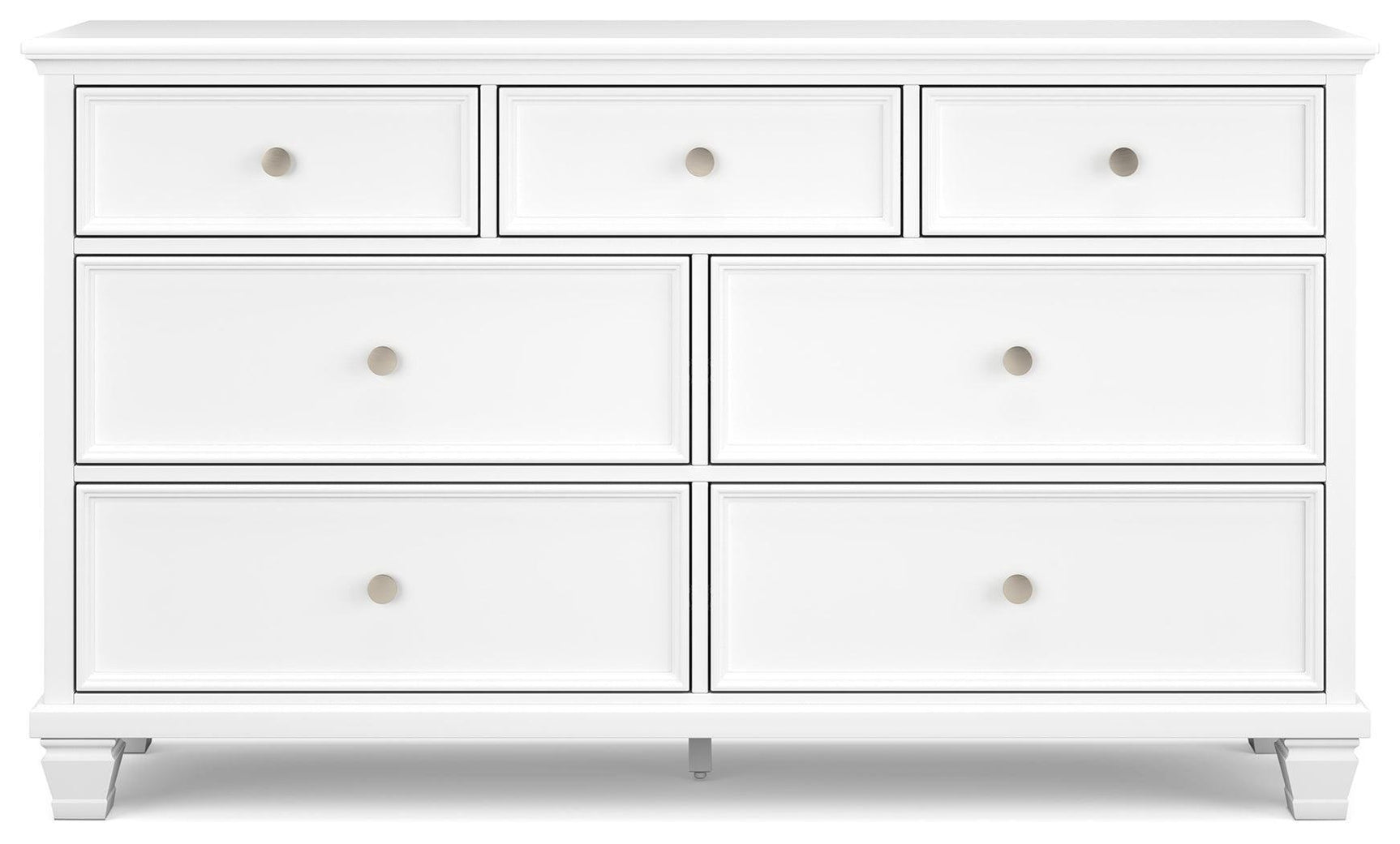 Fortman White Dresser - Ella Furniture