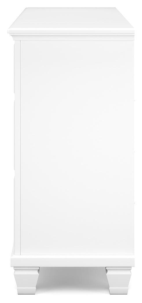 Fortman White Dresser - Ella Furniture