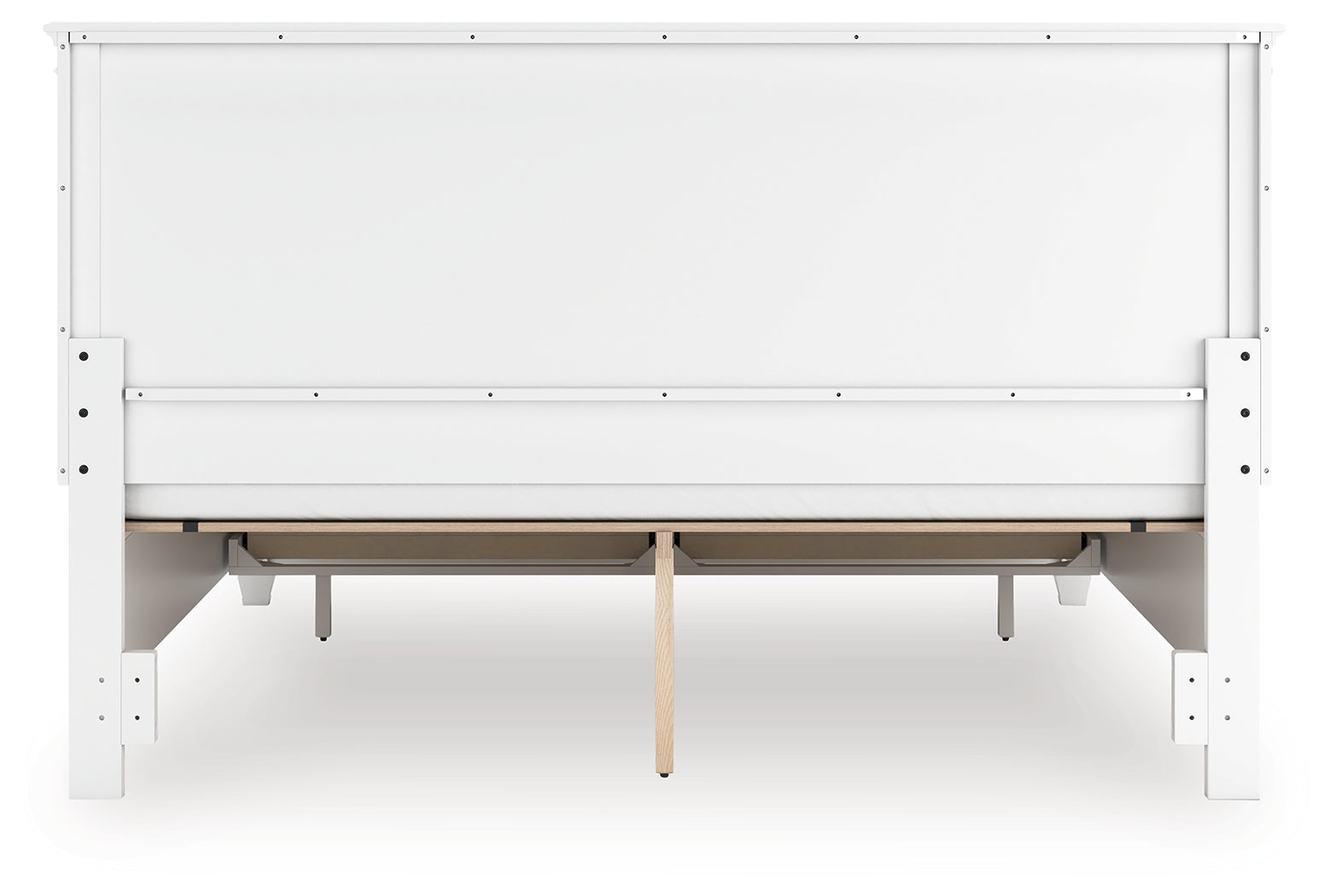 Fortman White King Panel Storage Bed