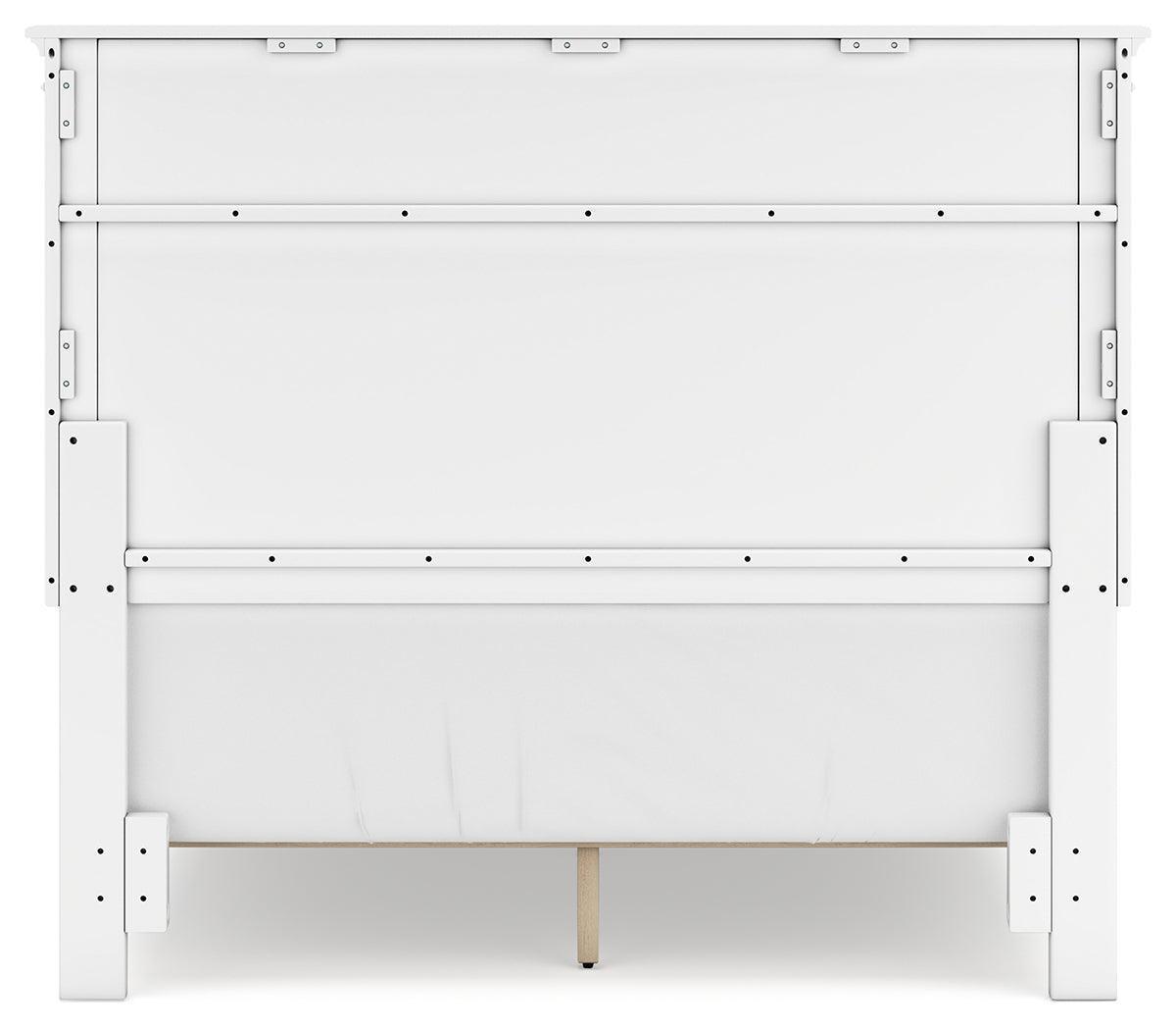 Fortman White Full Panel Bed - Full Size