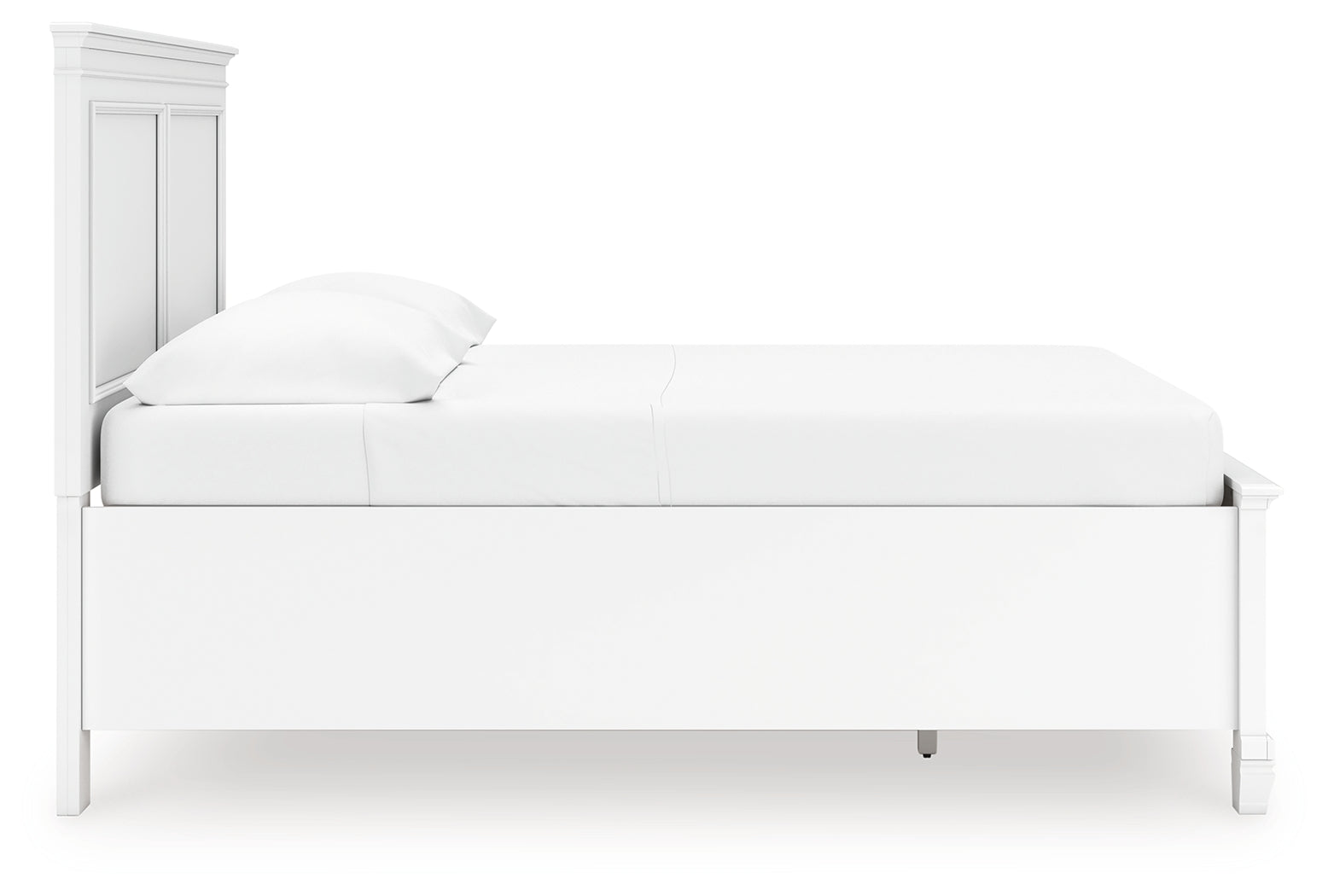 Fortman White Full Panel Storage Bed