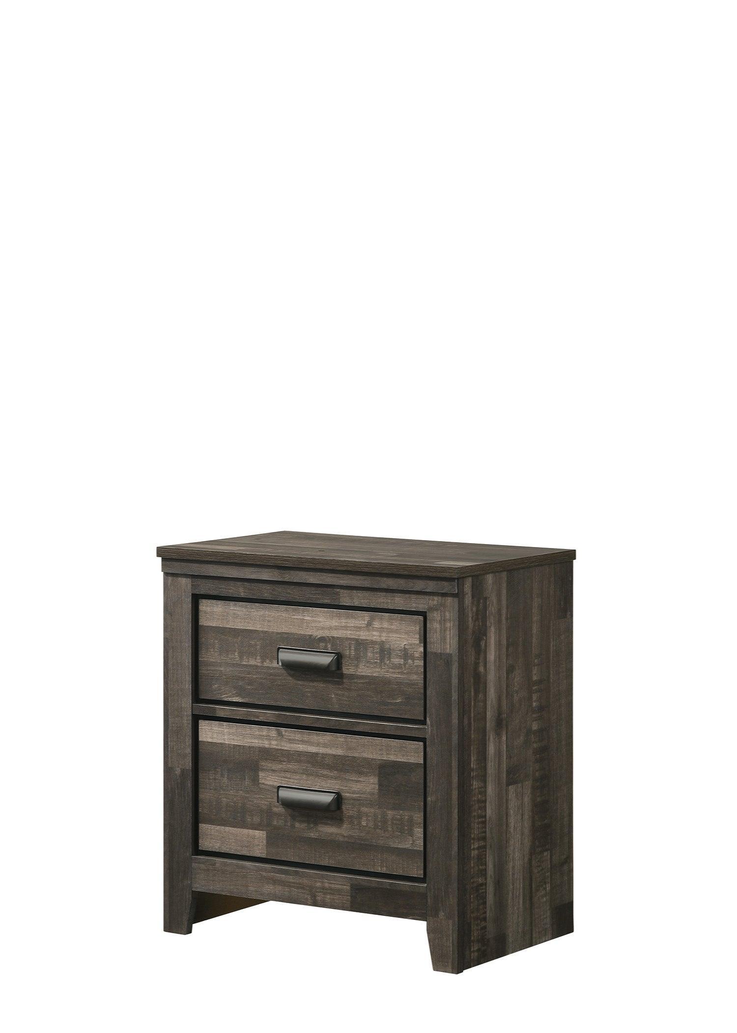 Carter Dresser Brown, Rustic And Contemporary, 6 Spacious Drawers - Ella Furniture