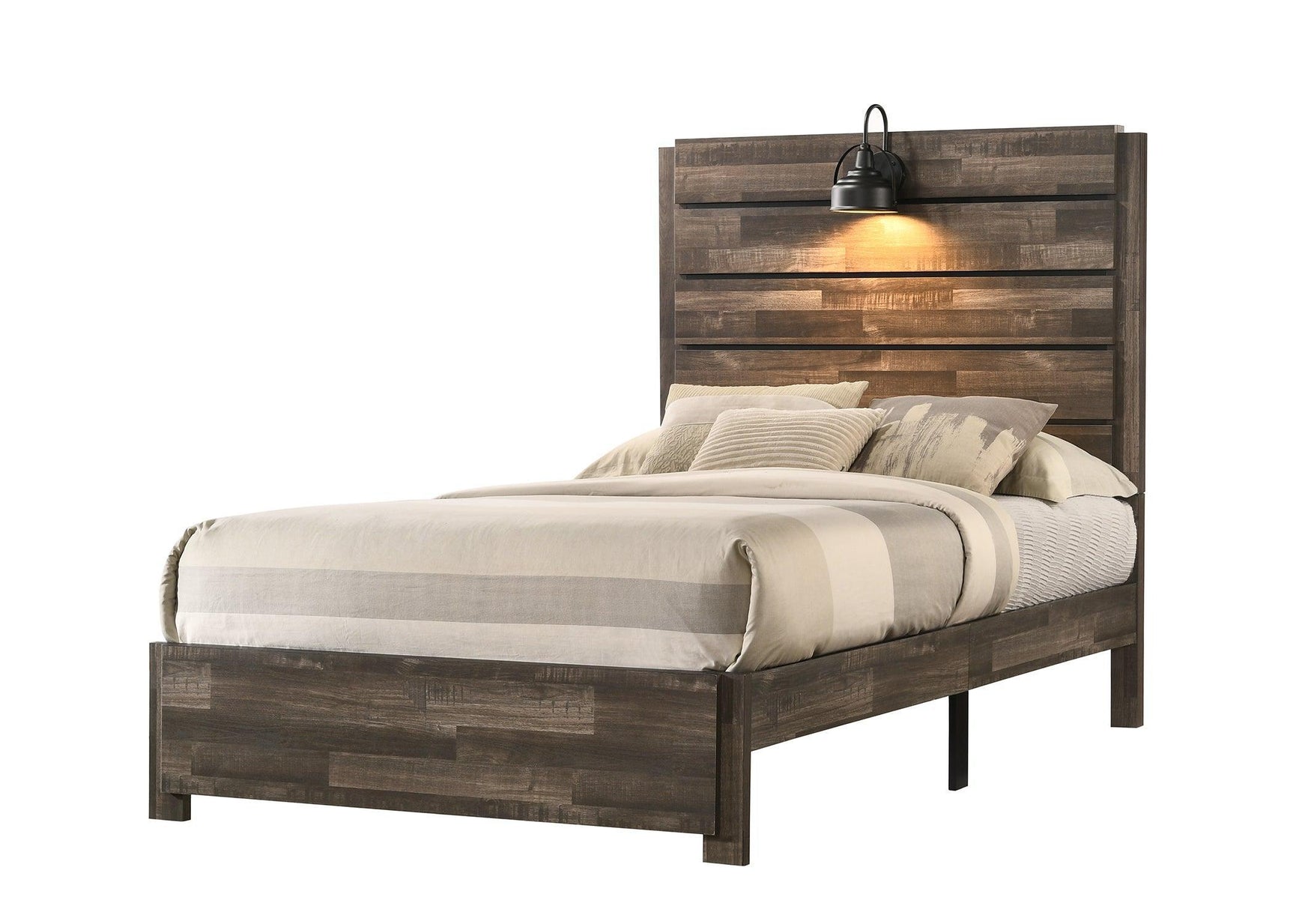 Carter Dresser Brown, Rustic And Contemporary, 6 Spacious Drawers - Ella Furniture