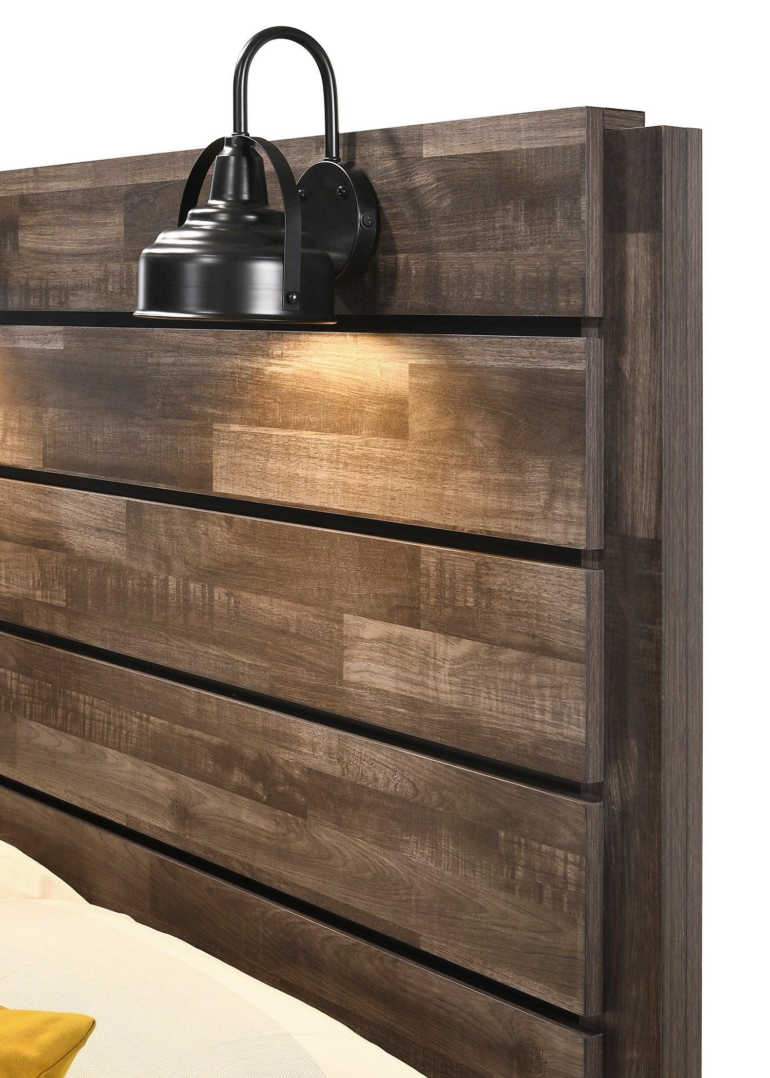 Carter Dresser Brown, Rustic And Contemporary, 6 Spacious Drawers - Ella Furniture