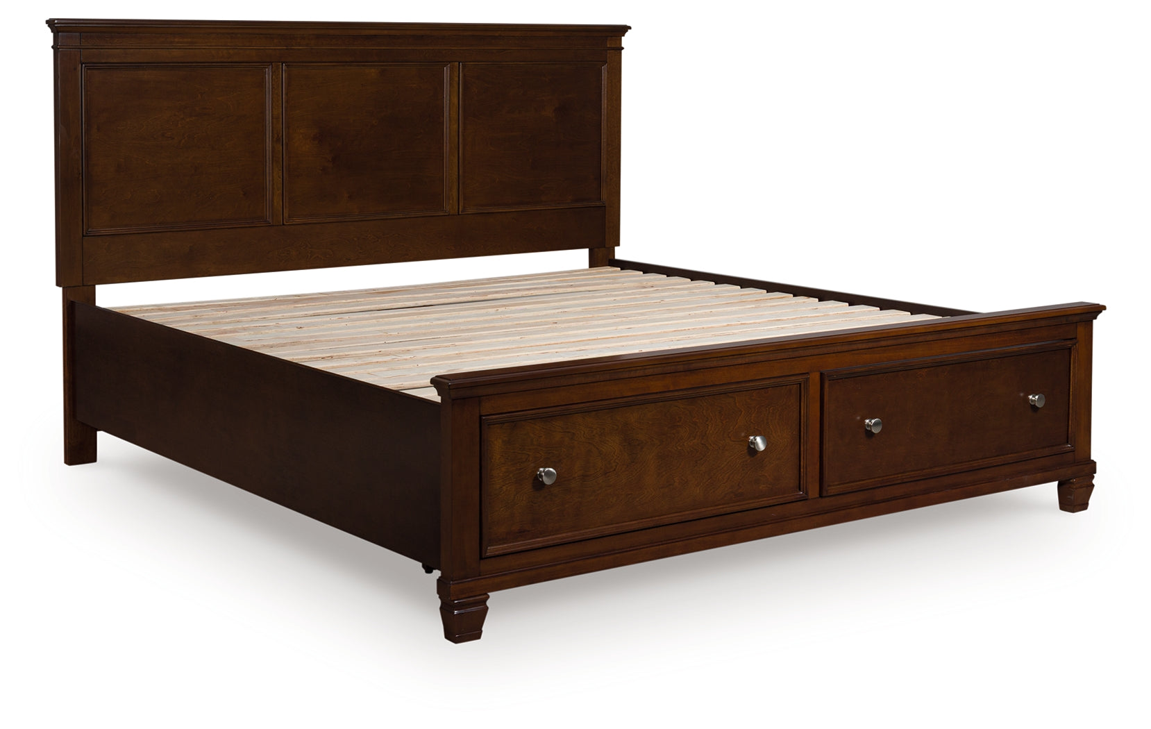 Danabrin Brown King Panel Storage Bed