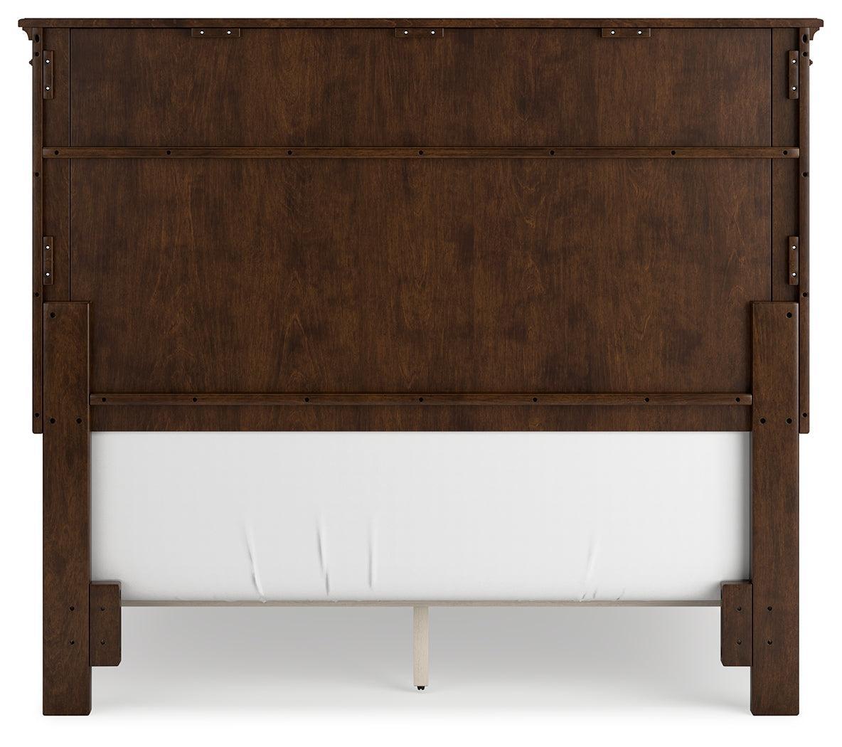 Danabrin Brown Full Panel Bed - Ella Furniture