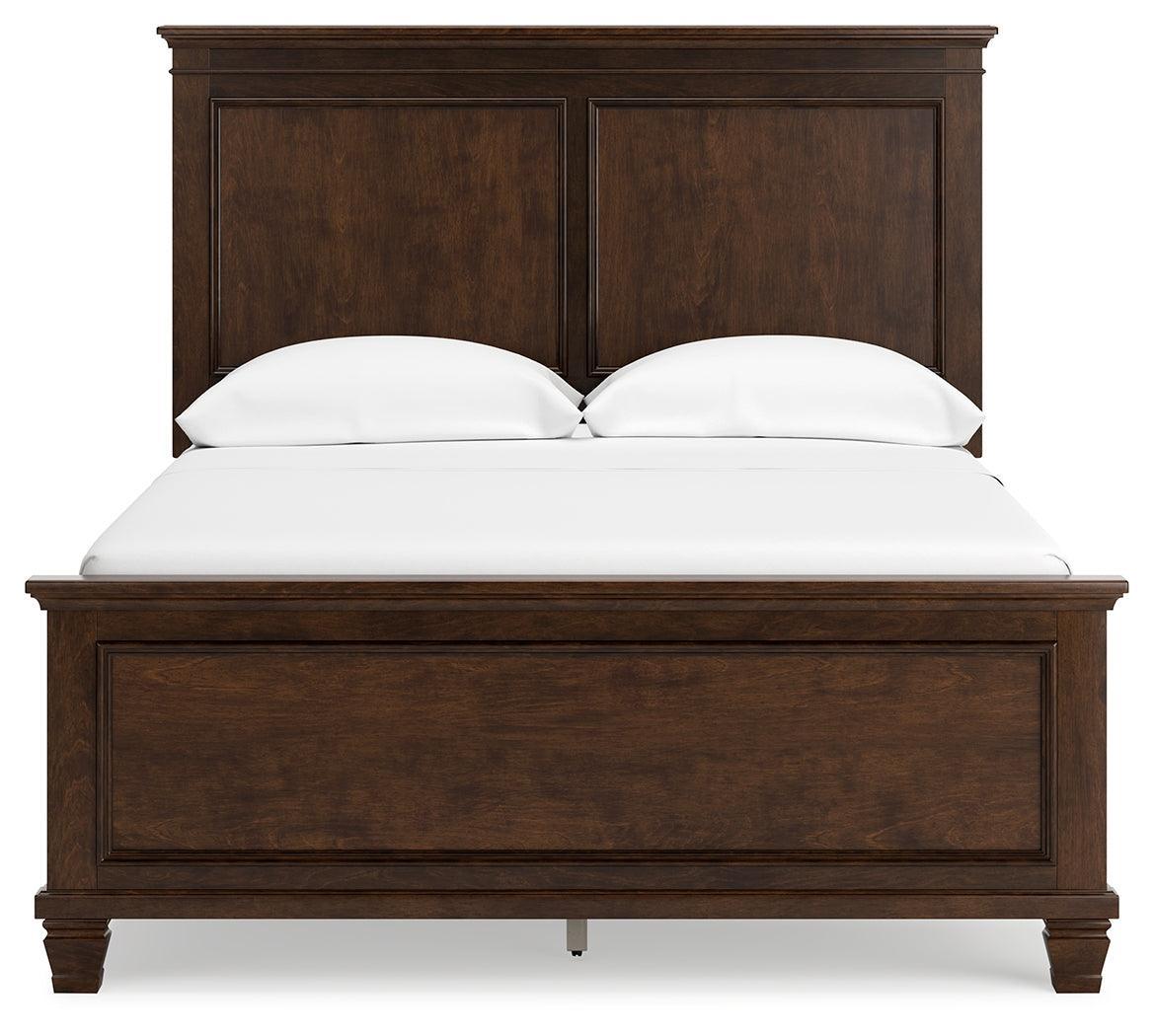 Danabrin Brown Full Panel Bed - Ella Furniture