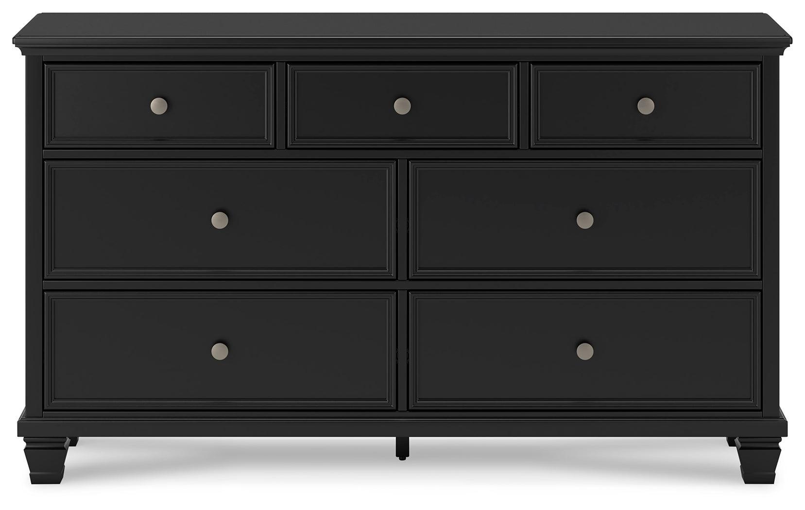 Lanolee Black Dresser - Ella Furniture