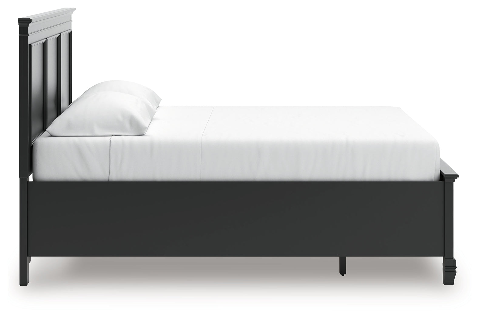 Lanolee Black King Panel Storage Bed