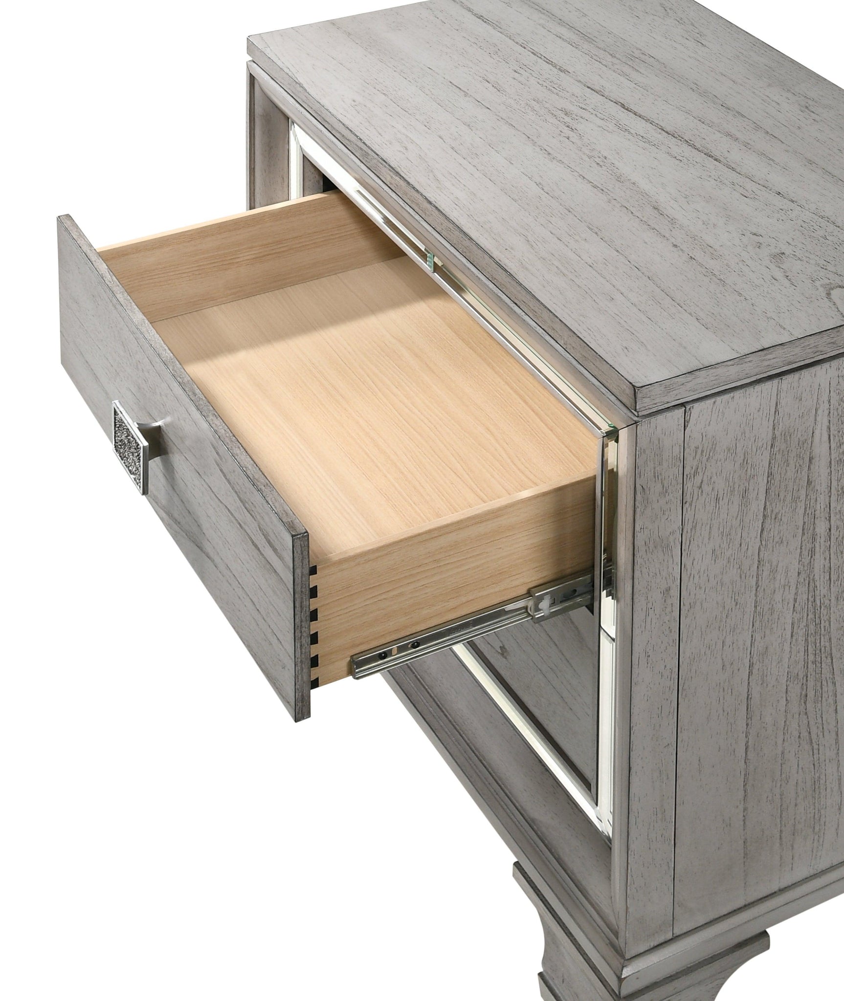 Vail Dresser Gray, Modern And Sleek Wood, Spacious Drawers - Ella Furniture