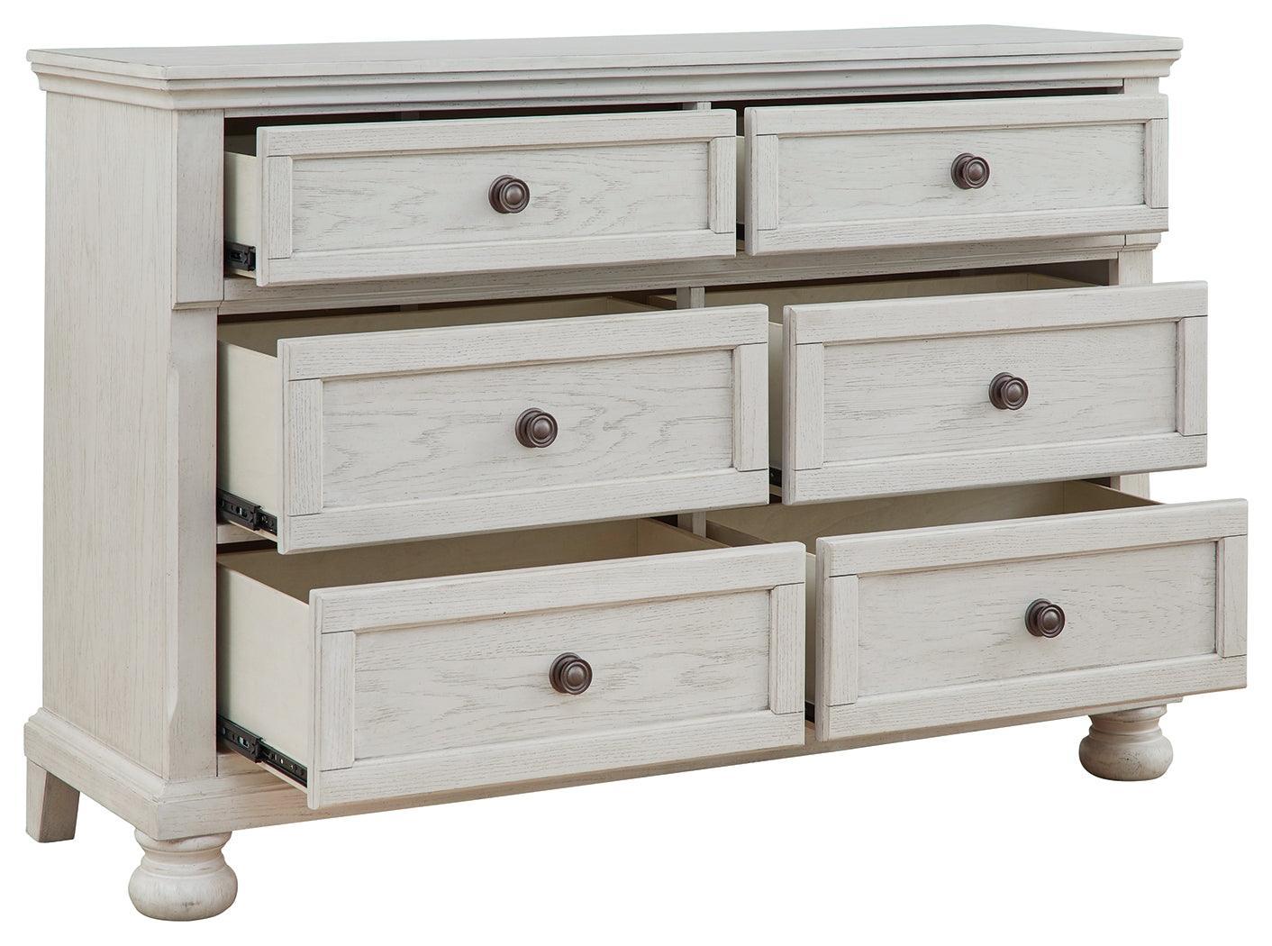 Robbinsdale Antique White Dresser B742-21 - Ella Furniture
