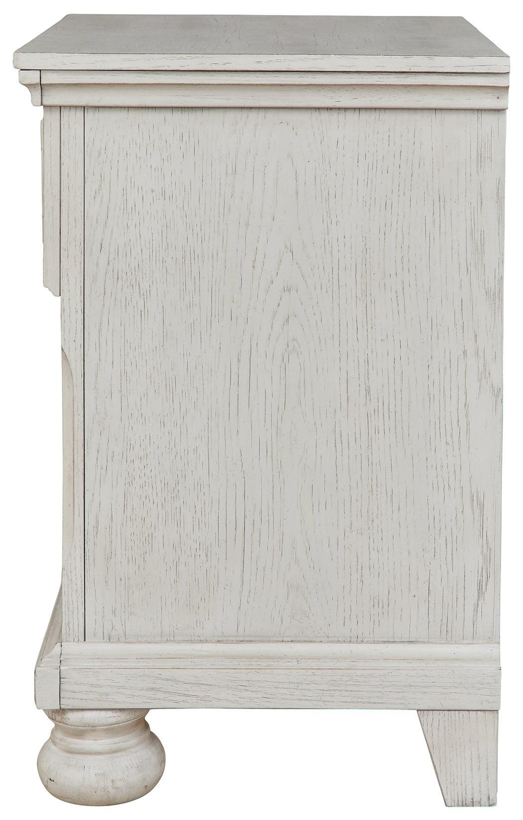 Robbinsdale Antique White Nightstand B742-91 - Ella Furniture