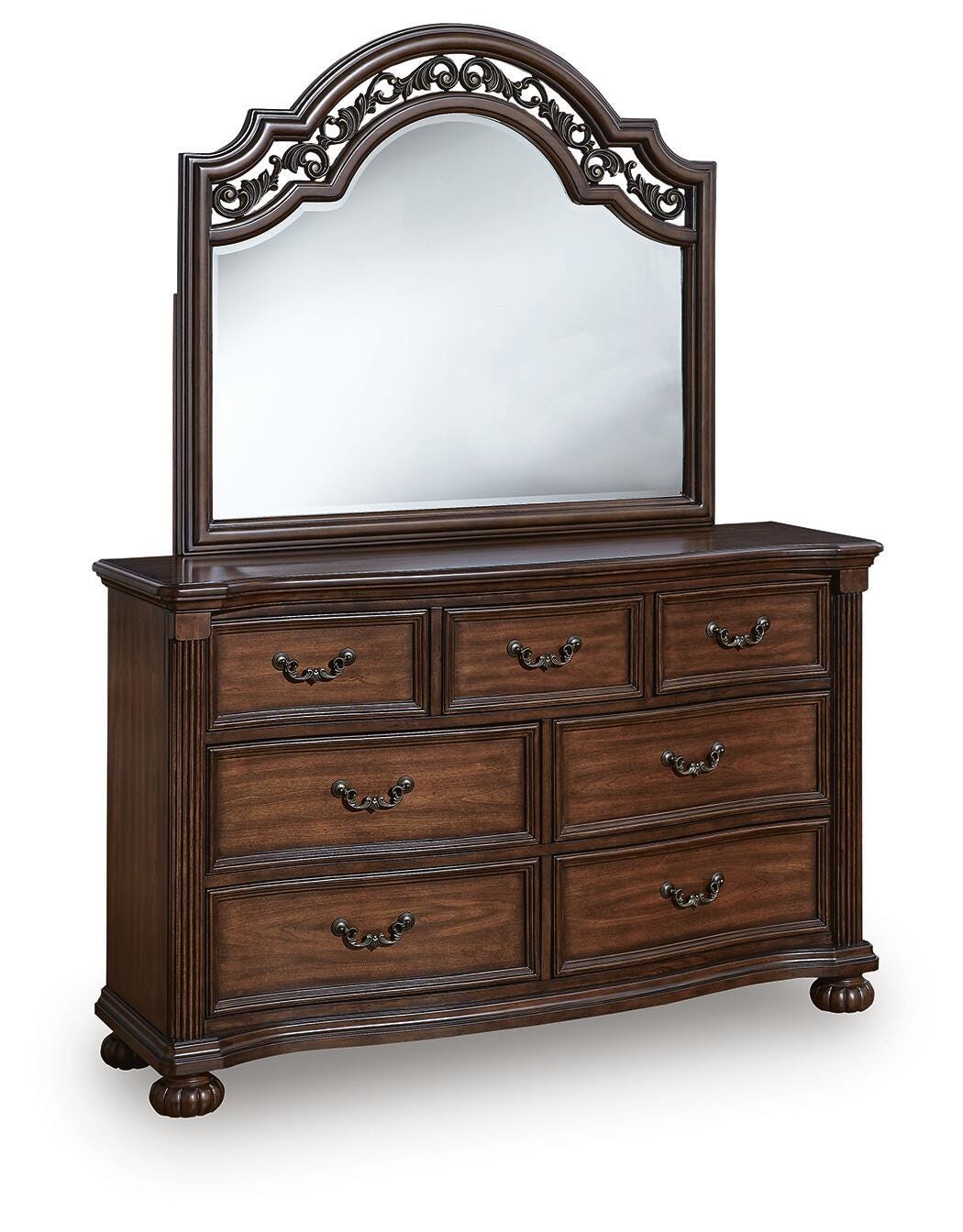 Lavinton Brown Poster Bedroom Set view 7