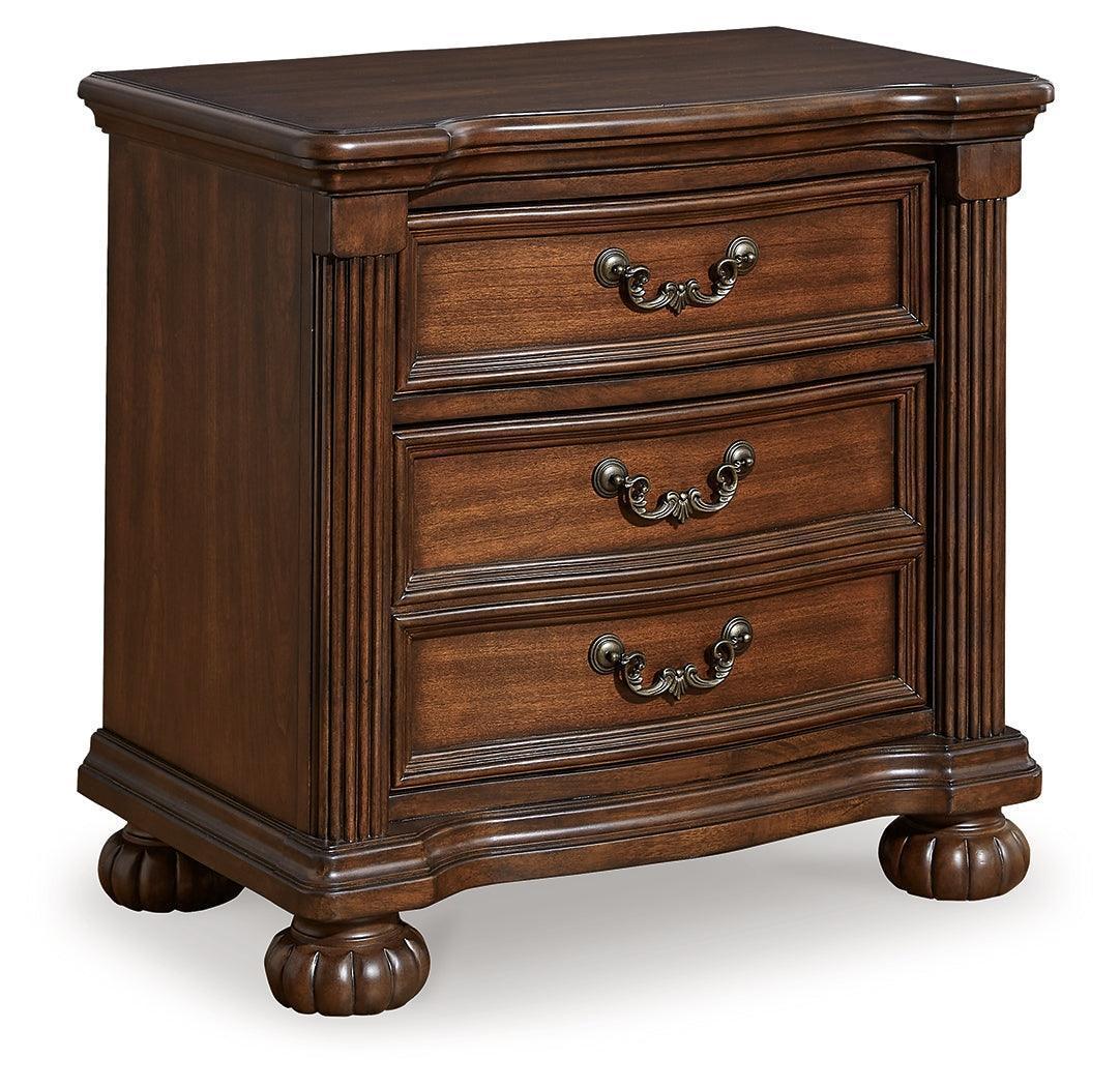 Lavinton Brown Traditional Nightstand