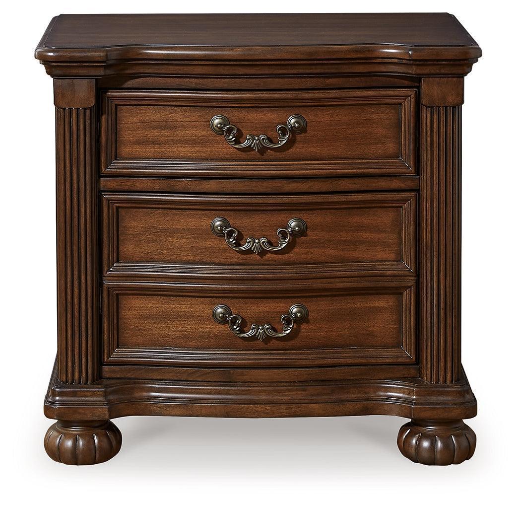 Lavinton Brown Traditional Nightstand