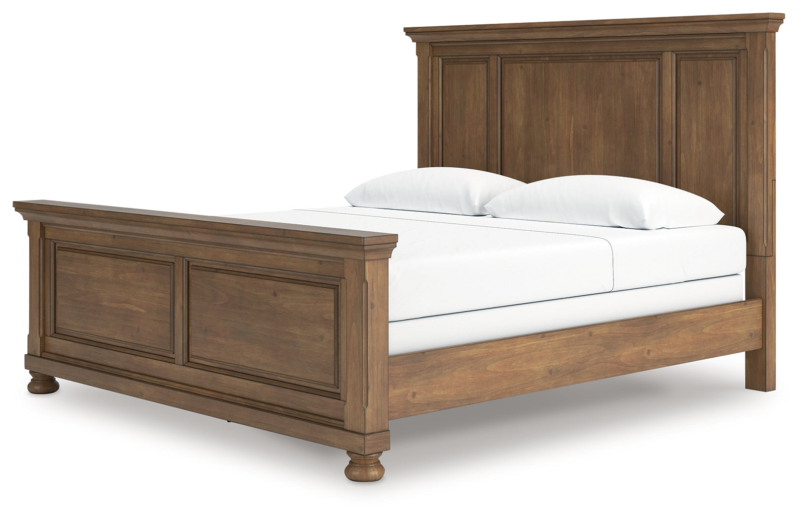 Feddinger Medium Brown King Panel Bed