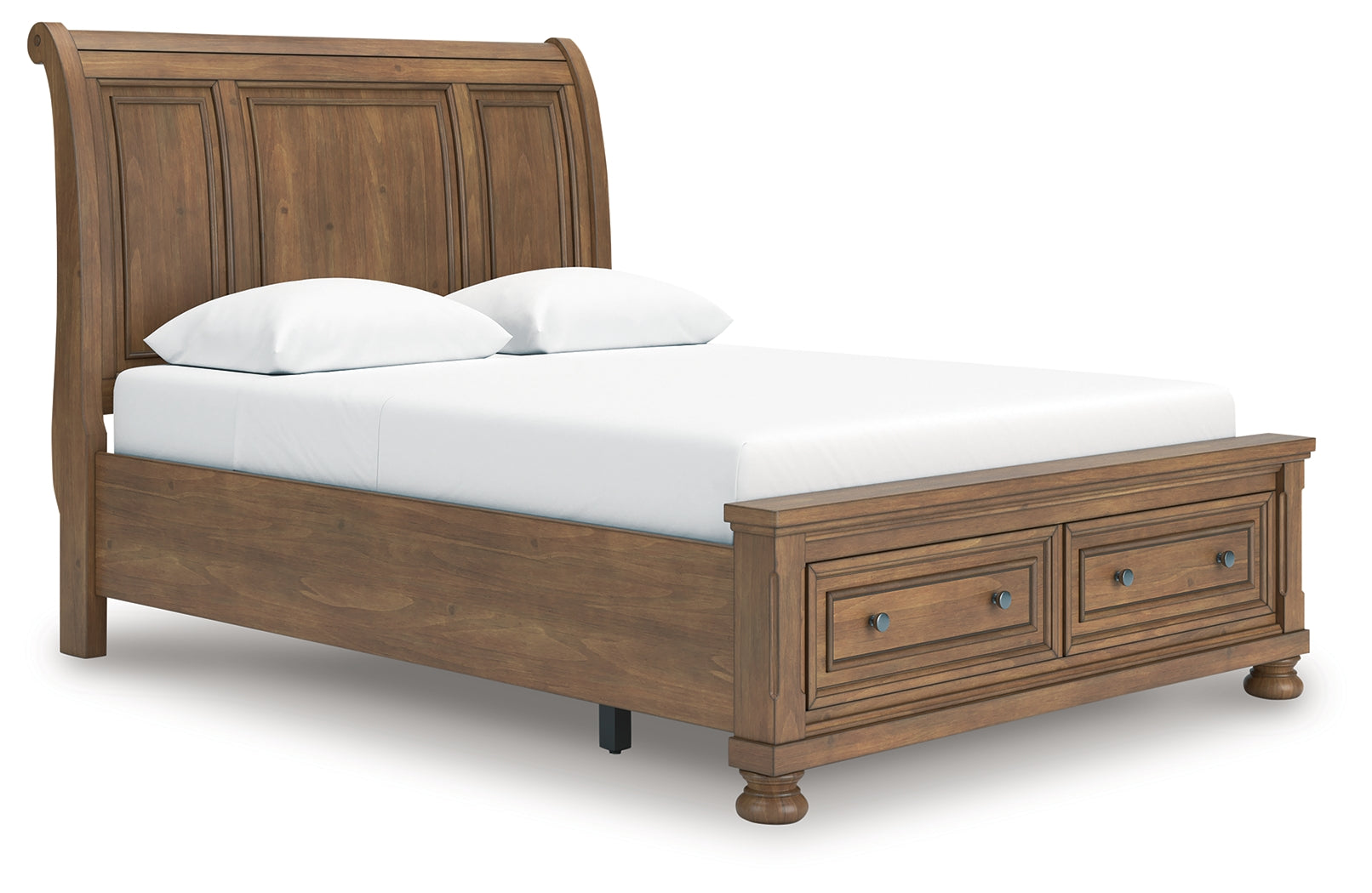 Feddinger Medium Brown Queen Storage Sleigh Bed