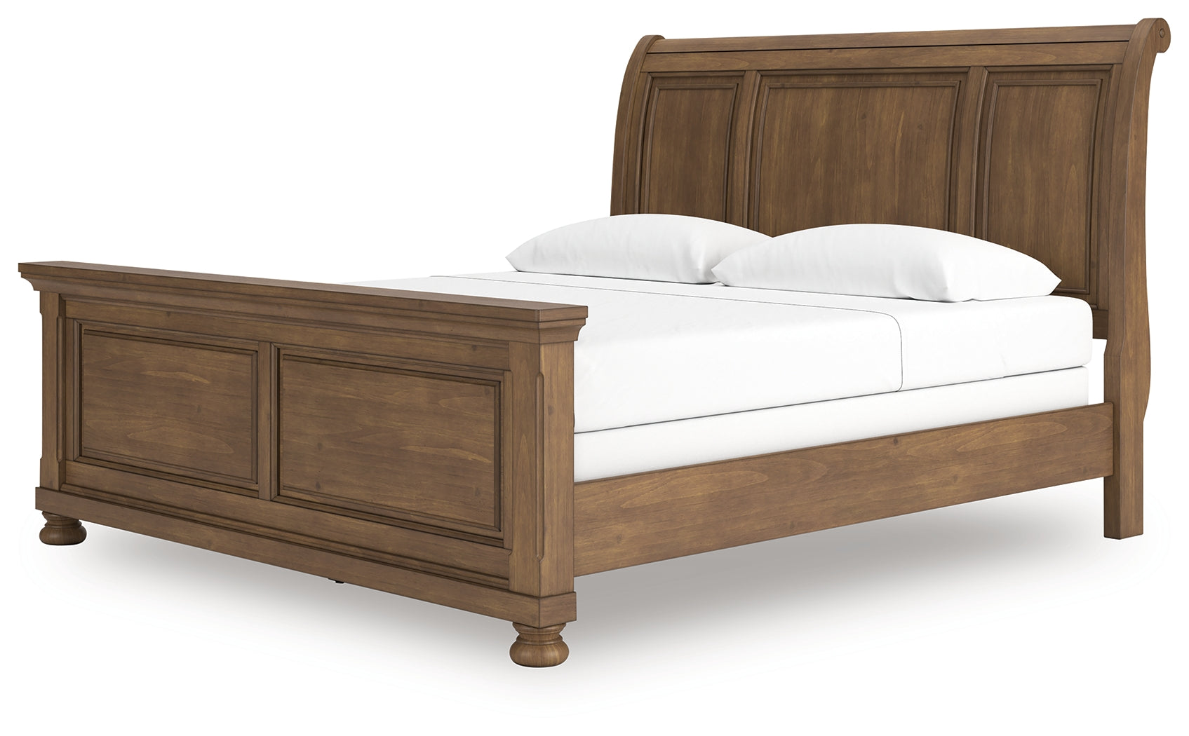 Feddinger Medium Brown King Sleigh Bed