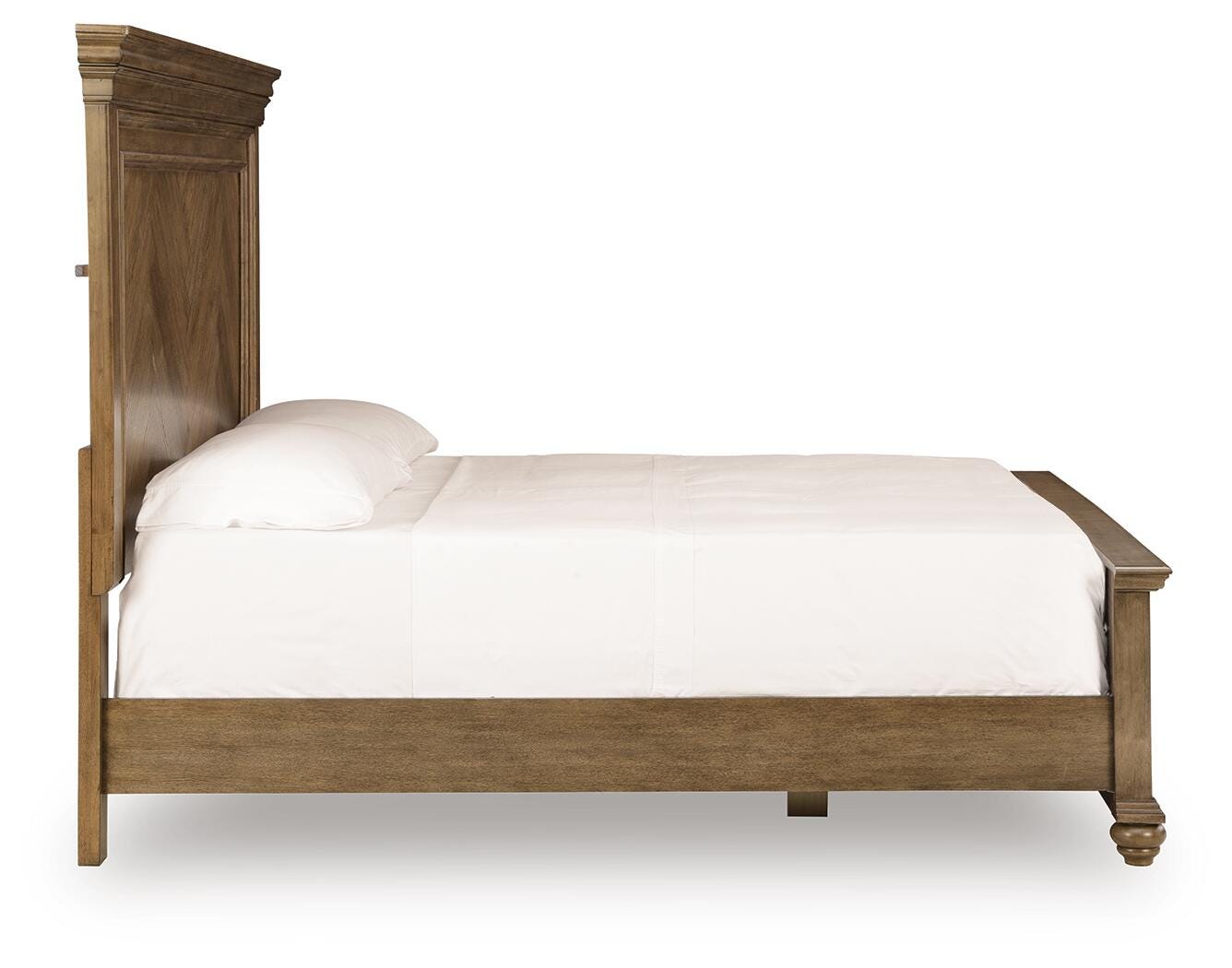 Karallin Medium Brown King Panel Bed view 5