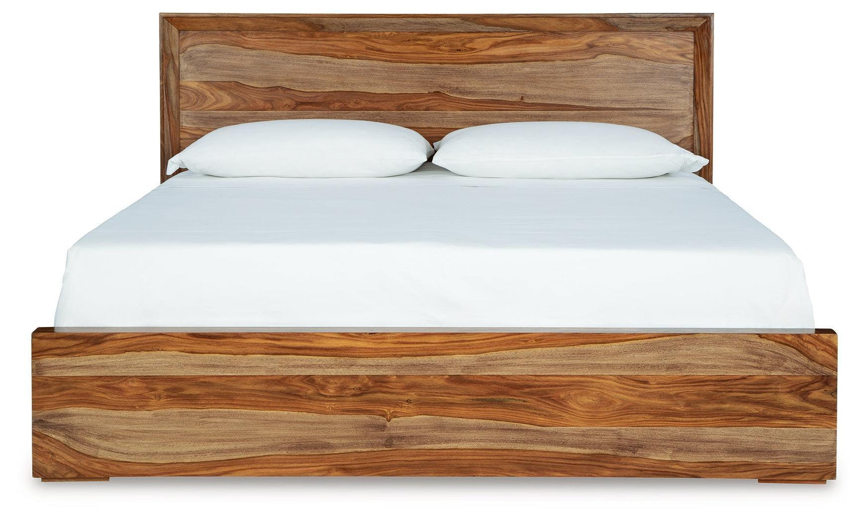 Dressonni Brown King Panel Bed