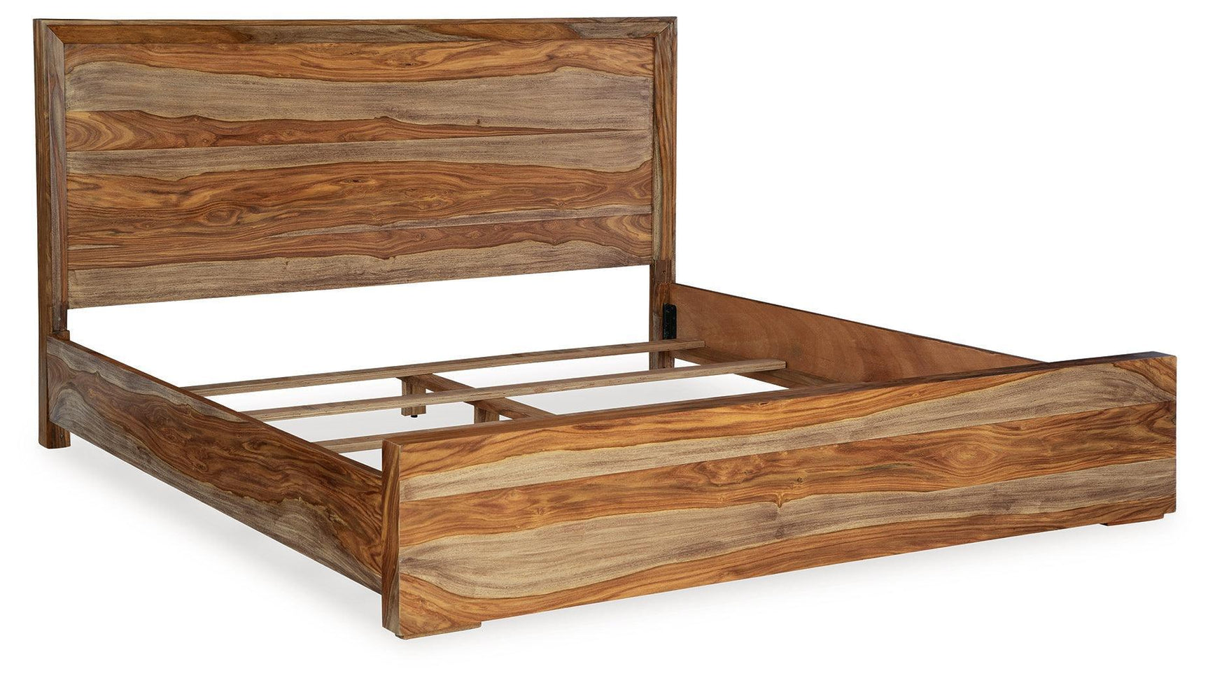 Dressonni Brown Queen Panel Bed