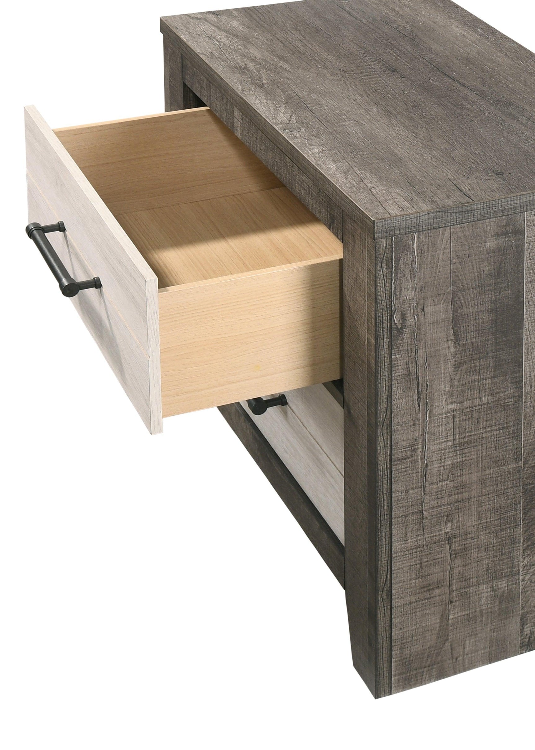 Rhett Dresser Brown/Cream, Modern Wood, 6 Spacious Drawers - Ella Furniture