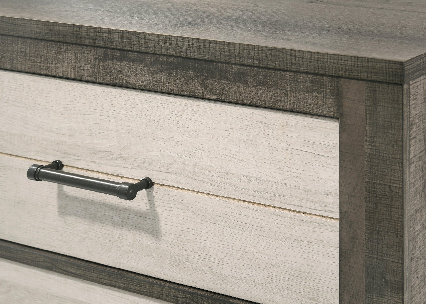 Rhett Dresser Brown/Cream, Modern Wood, 6 Spacious Drawers - Ella Furniture