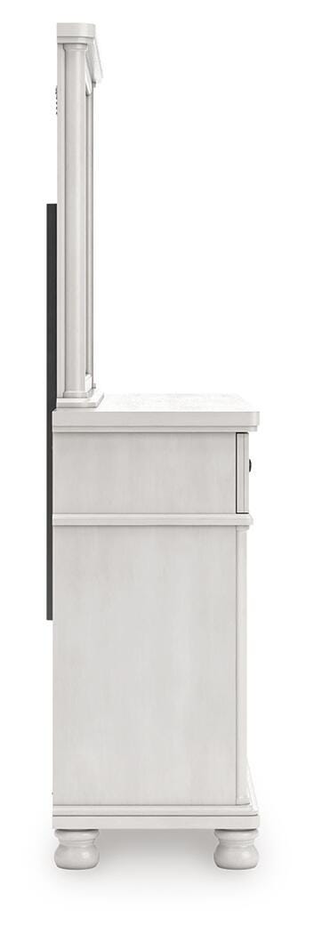 Rowlenstown Antique White Poster Bedroom Set view 12