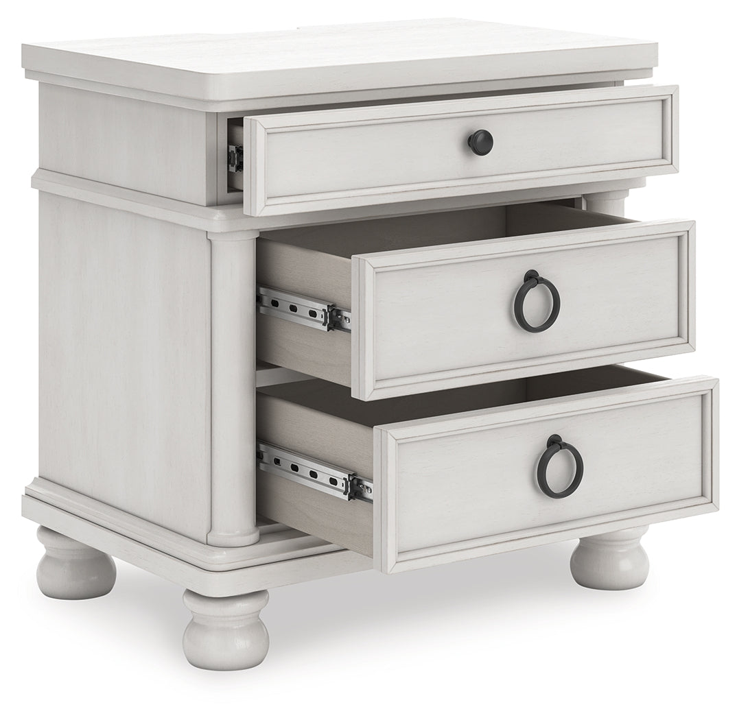 Rowlenstown Antique White Nightstand