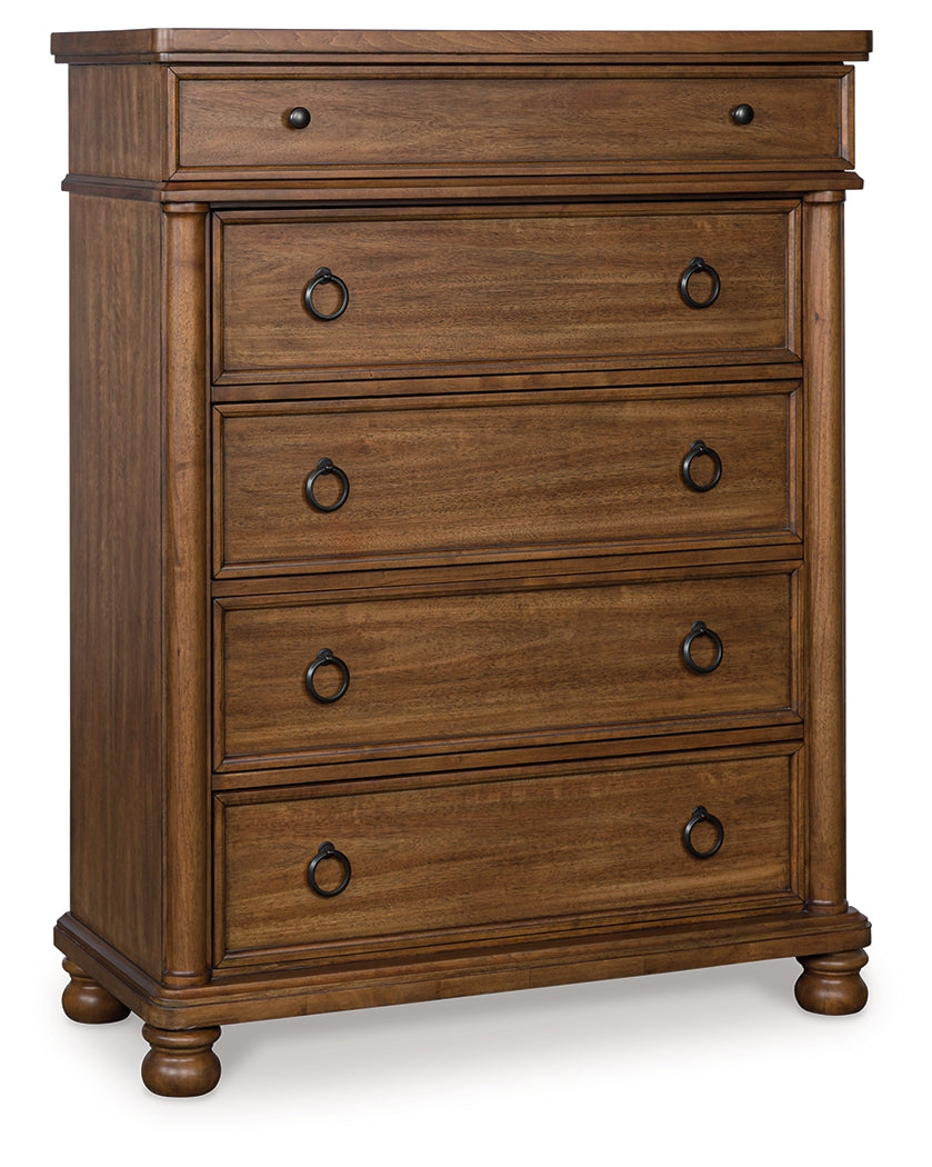 Rowlenstown Brown Chest of Drawers
