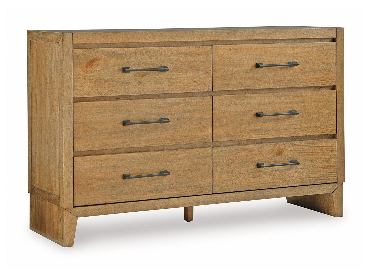 Sherbana Light Brown Dresser