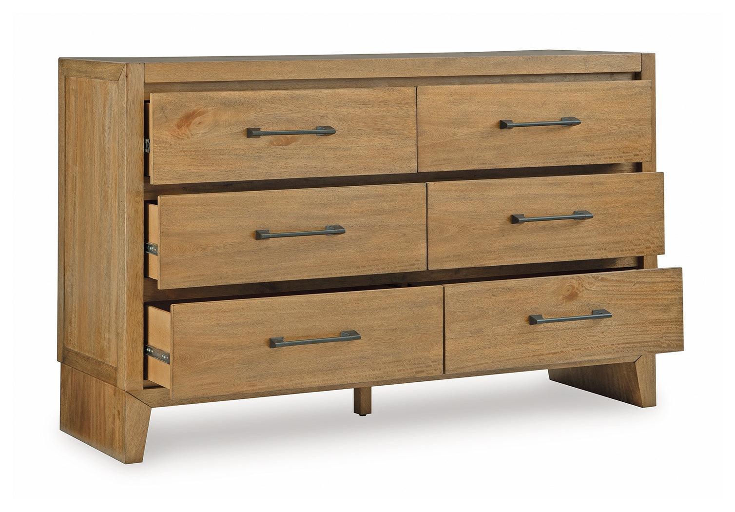 Sherbana Light Brown Dresser