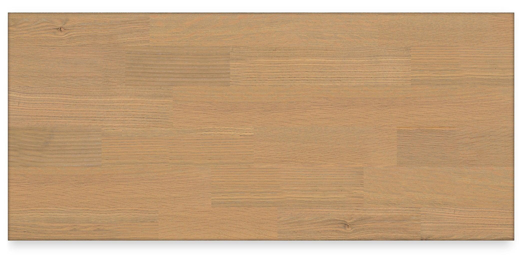 Ashbryn Two-Tone White and Natural Chest of Drawers