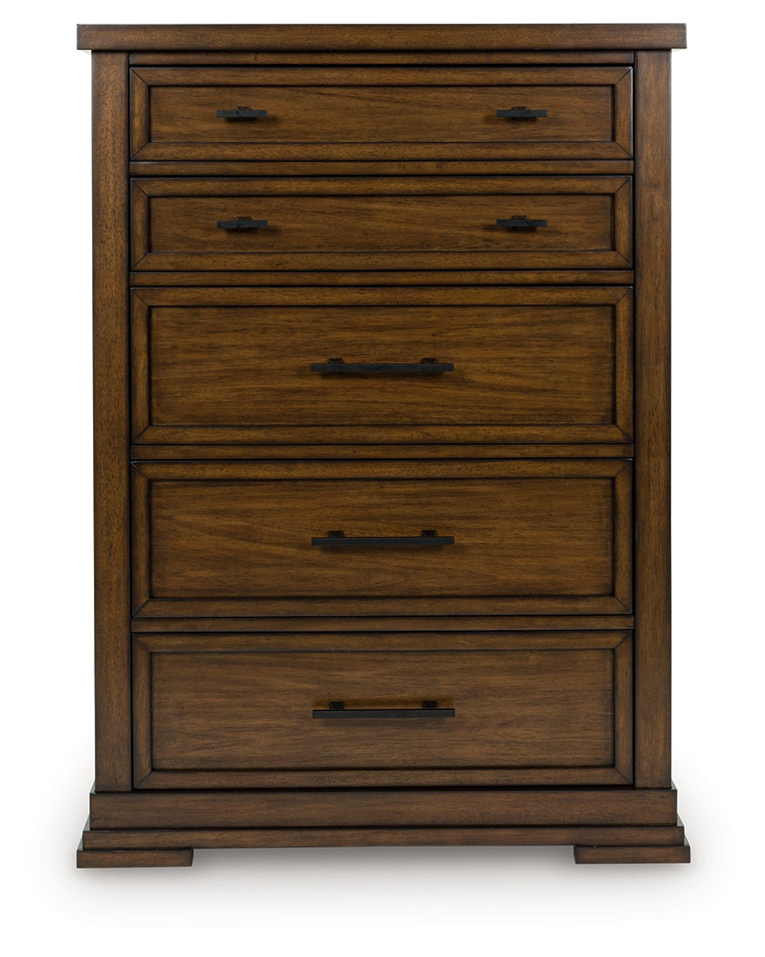 Taffenbrook Medium Brown Chest of Drawers