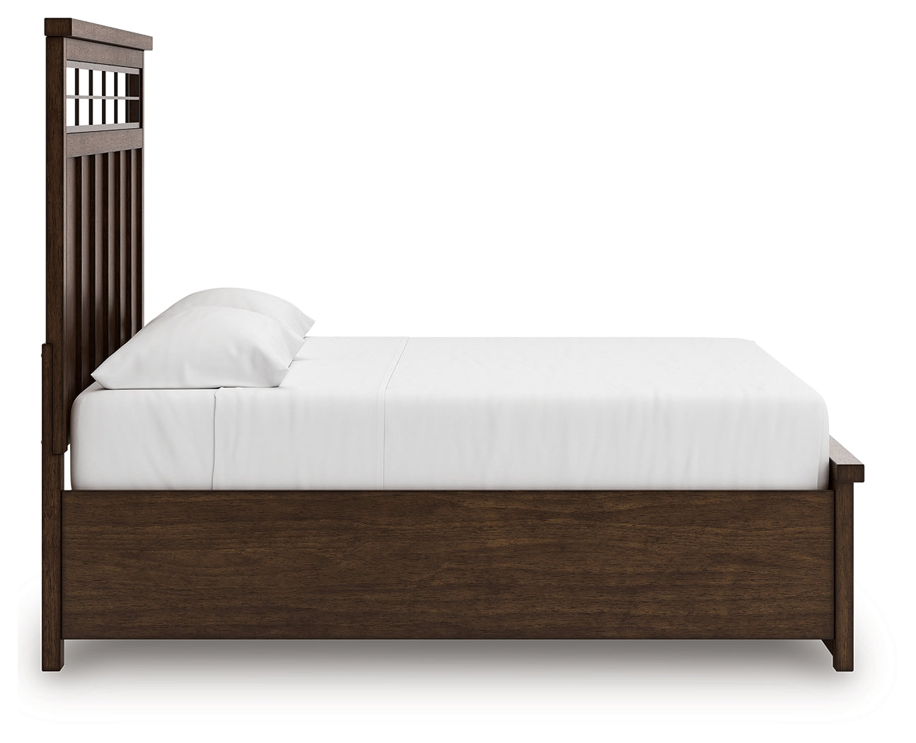 Taffenbrook Medium Brown King Panel Storage Bed