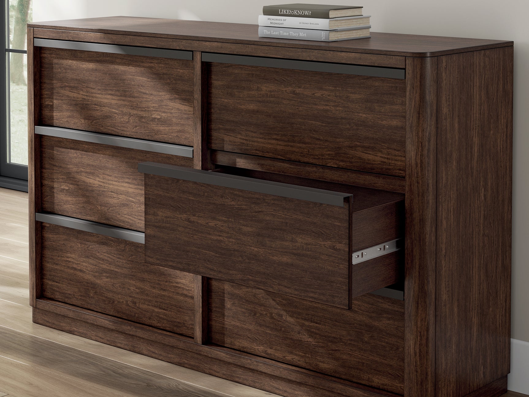 Dilenno Dark Brown Dresser