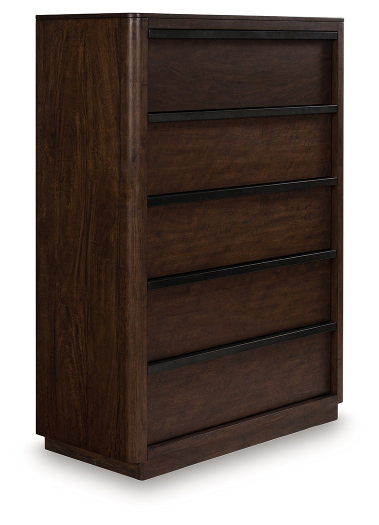 Dilenno Dark Brown Chest of Drawers