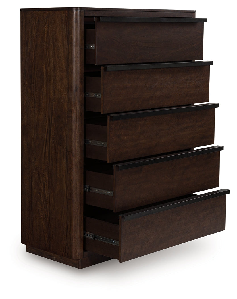 Dilenno Dark Brown Chest of Drawers