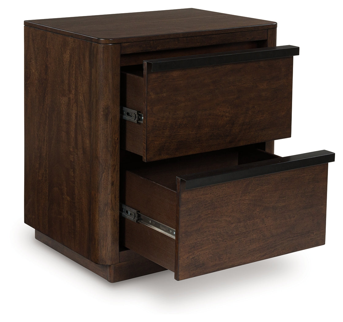 Dilenno Dark Brown Nightstand