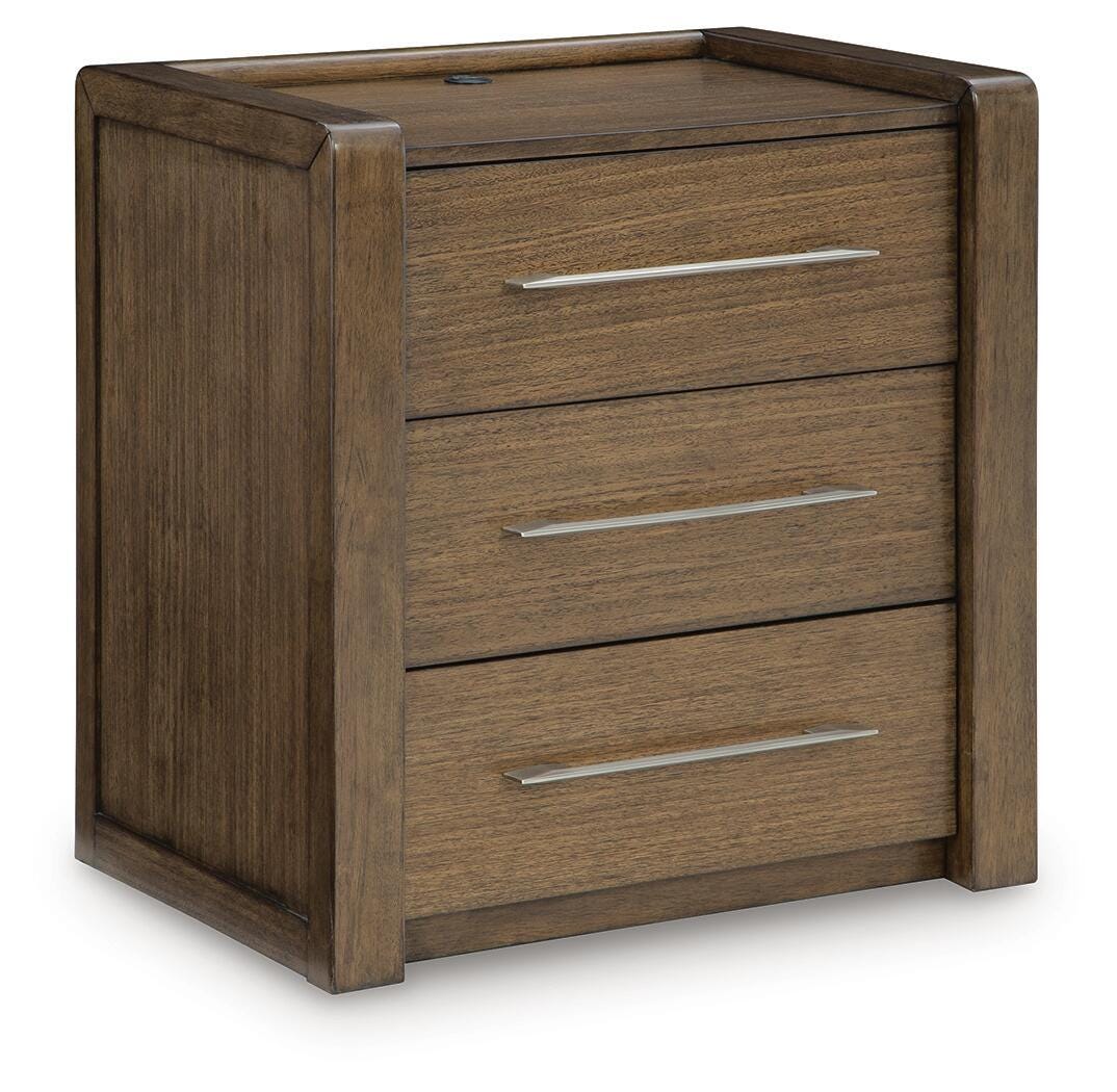 Marxmore Brown Nightstand angled view