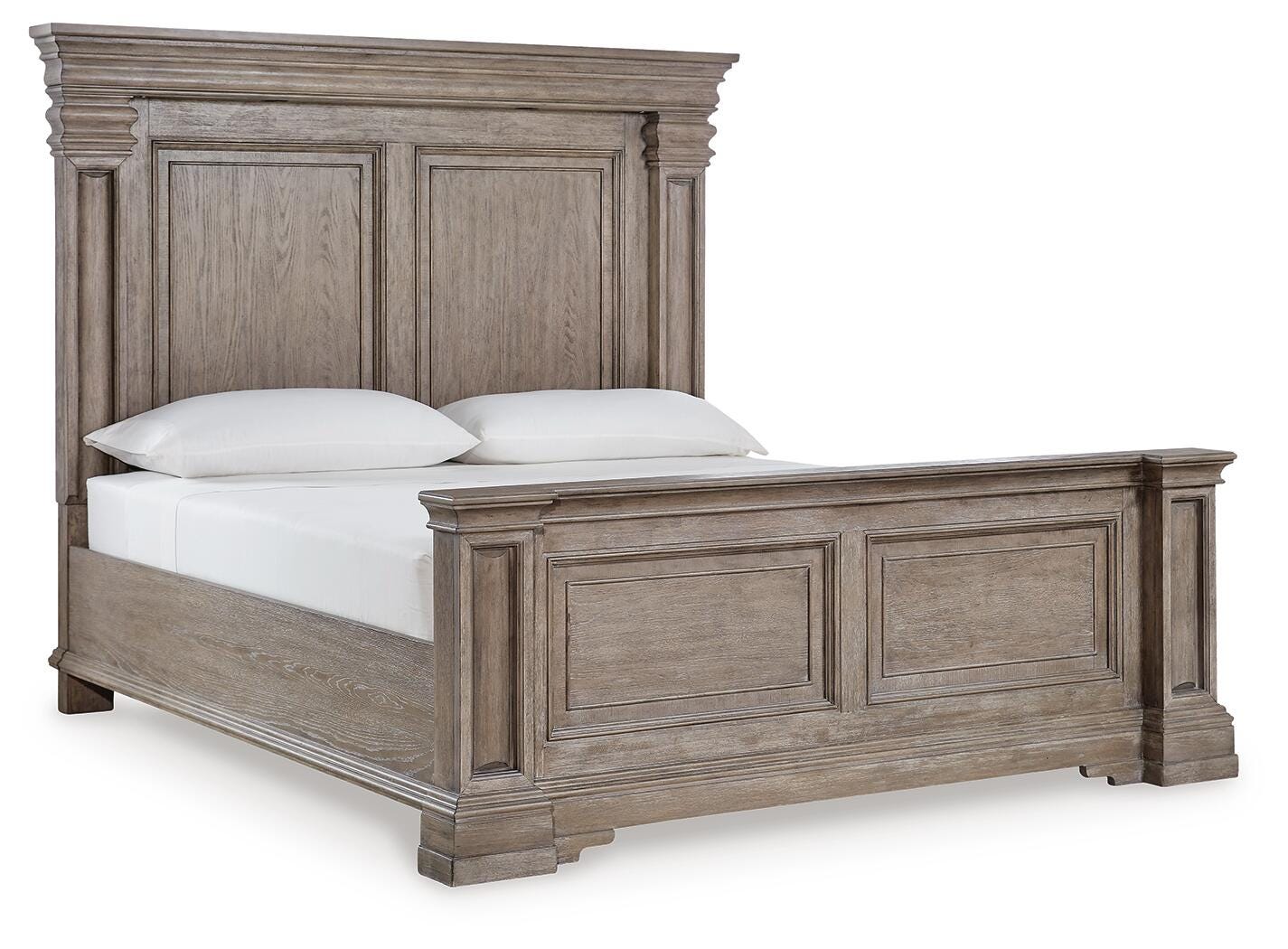 Blairhurst Light Grayish Brown Panel Bedroom Set angled view