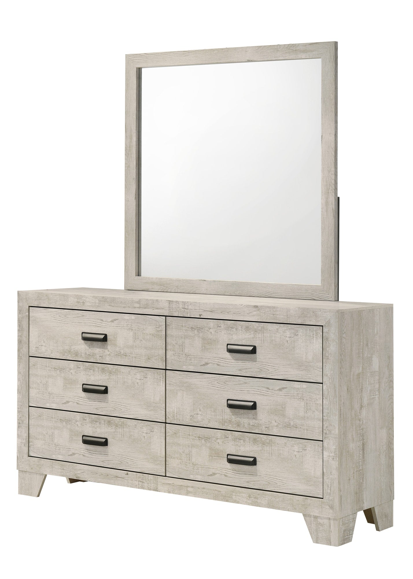 Millie Light Gray Dresser dresser and mirror by Crownmark | Ella Furniture