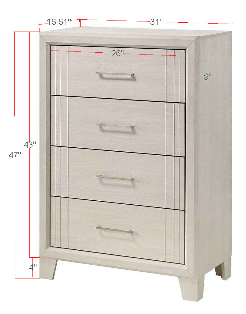 Charlie Cream TV Stand