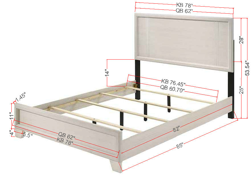 Charlie Cream TV Stand