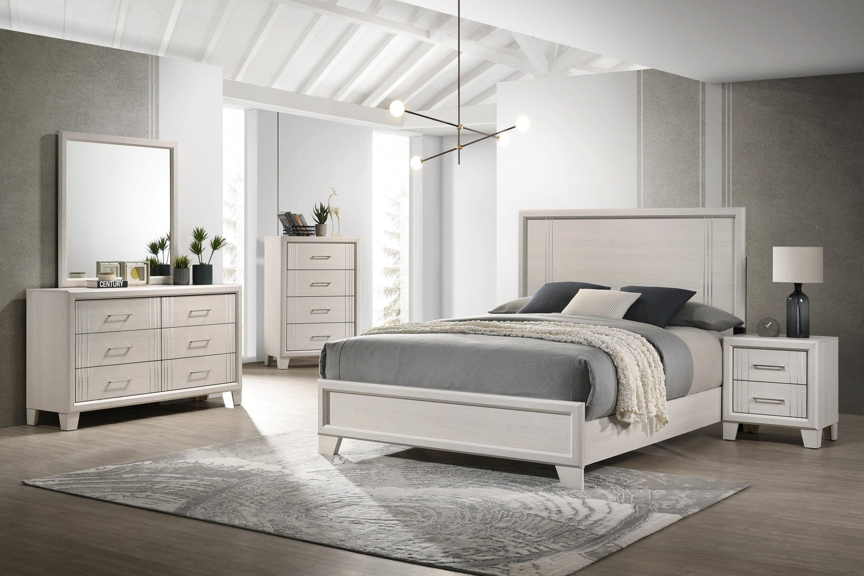 Charlie Cream 6 Drawers Dresser