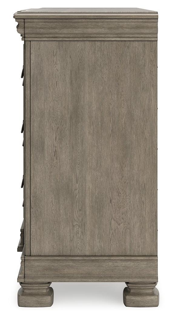 Lexorne Gray Dresser - Ella Furniture